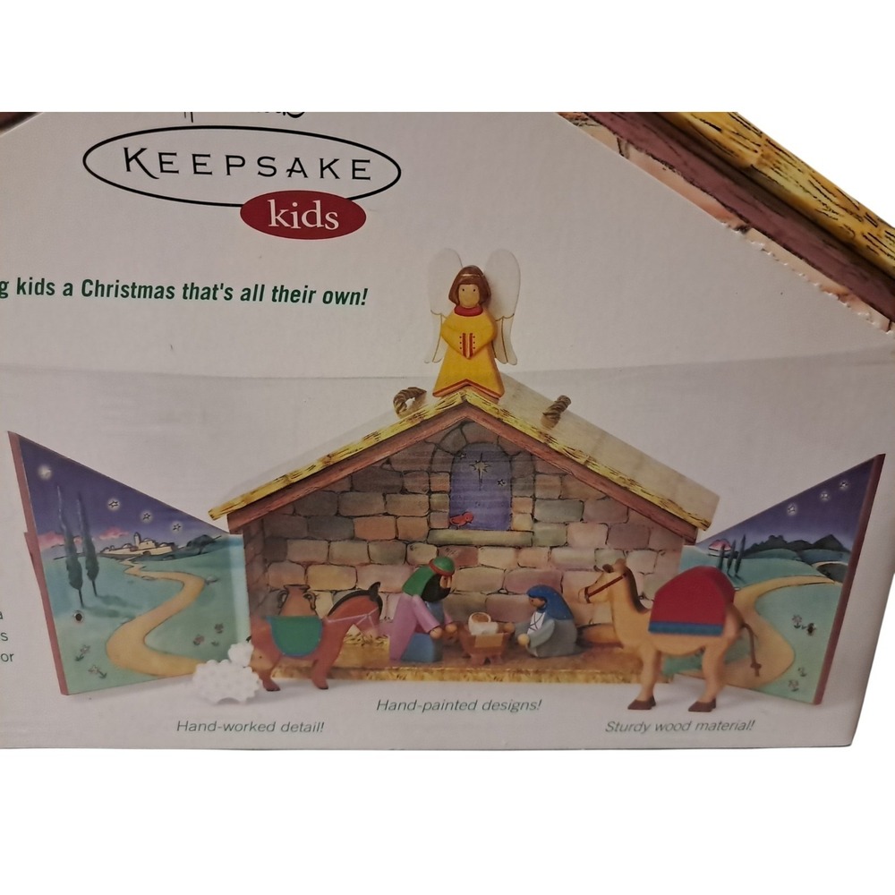 HALLMARK Keepsake Kids NATIVITY PLAY SET ~ Storage Case ~ 7pcs ~ NEW & SEALED - Picture 6 of 10